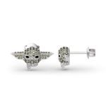 Bortwide "Baby Master" Sterling Silver Stud Earrings