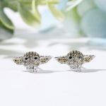 Bortwide "Baby Master" Sterling Silver Stud Earrings