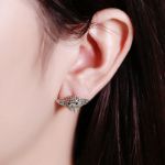 Bortwide "Baby Master" Sterling Silver Stud Earrings