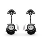 Bortwide "Grim Reaper" Sterling Silver Drop Earrings