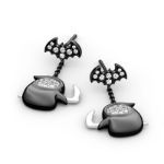 Bortwide "Grim Reaper" Sterling Silver Drop Earrings