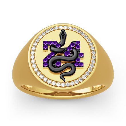 Bortwide "Mamba Mentality" Sterling Silver Memorial Ring