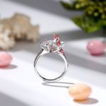 Bortwide Hug Me "Dreams Come True" Cute Animal Unicorn Round Cut Sterling Silver Ring