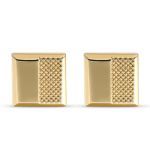 Bortwide Simple Style Copper Men's Cufflinks