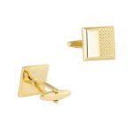 Bortwide Simple Style Copper Men's Cufflinks