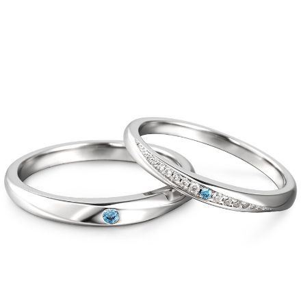 Bortwide "True Love is Forever" Sterling Silver Couple Rings