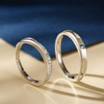 Bortwide "True Love is Forever" Sterling Silver Couple Rings