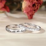 Bortwide "Endless Love" Sterling Silver Adjustable Couple Rings