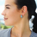 Bortwide Fall in Love with the Ocean Opal Earrings