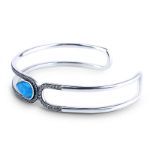 Bortwide Water-Drop Opal Cuff Bracelet