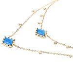 Bortwide Stardust Opal Double Layered Necklace