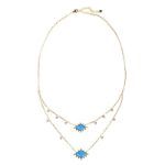 Bortwide Stardust Opal Double Layered Necklace