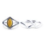 Bortwide Journey Stackable Opal Ring