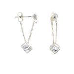 Bortwide Cubic Sterling Silver Earring Drops