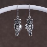 Bortwide Owlet With Stars Earrings