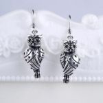 Bortwide Owlet With Stars Earrings