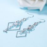 Bortwide Asymmetrical Personalized Sterling Silver Earrings