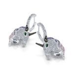 Bortwide "Dreams Come Ture" Unicorn Sterling Silver Earrings