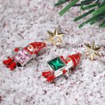 Bortwide "Dear Santa" Christmas Cute Cartoon Santa Claus Sterling Silver Earrings