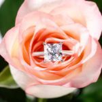 Bortwide Princess Cut Solitaire Sterling Silver Ring