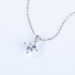 Bortwide Square Sterling Silver Pendant Necklace