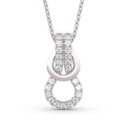 Bortwide Infinity Love Sterling Silver Necklace