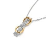 Bortwide "I Love Me" Love Me Infinity Sterling Silver Necklace