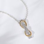 Bortwide "I Love Me" Love Me Infinity Sterling Silver Necklace