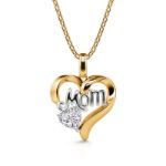 Bortwide "I Carry Your Heart with Me" Mom Love Heart Sterling Silver Necklace