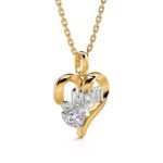 Bortwide "I Carry Your Heart with Me" Mom Love Heart Sterling Silver Necklace