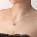 Bortwide Birthstone Heart Pendant Necklace