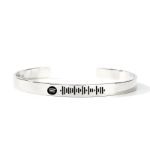 Bortwide Scannable Spotify Code Stainless Steel Bracelet