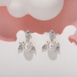 Bortwide "Little Demon" Cultured Pearl Sterling Silver Earrings