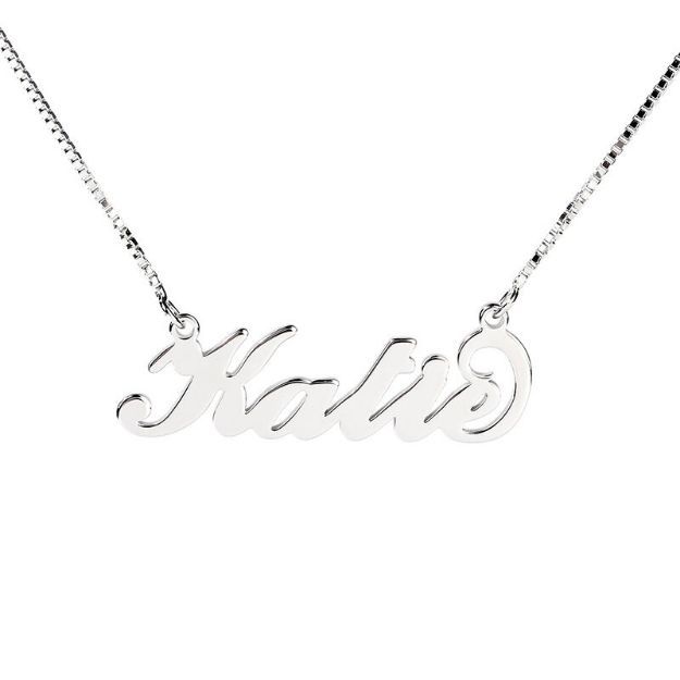 Bortwide Three Tone Name Necklace