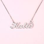 Bortwide Three Tone Name Necklace