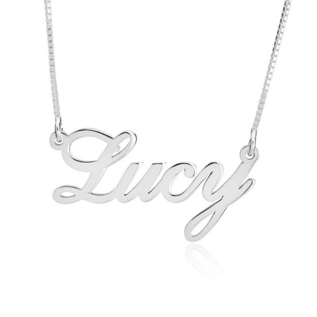 Bortwide Simple Name Necklace