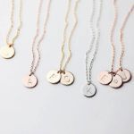 Bortwide Initial Necklace Sterling Silver