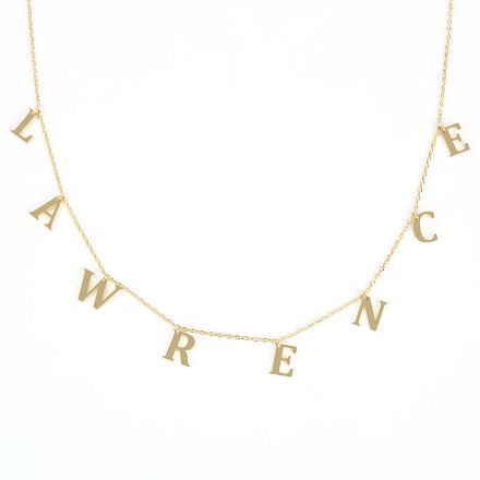 Bortwide Name Choker Sterling Silver Necklace