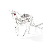 Bortwide Unicorn Personalized Sterling Silver Necklace