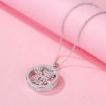 Bortwide Skull Design Personalized Sterling Silver Necklace