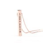 Bortwide "Love Story" Long 3D Bar Necklace