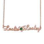 Bortwide "We Are Doomed" Personalized Name Necklace with Birthstone