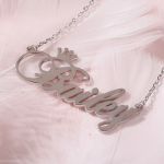 Bortwide "Be Your Own King" Personalized Sterling Silver Name Necklace