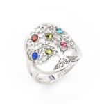 Bortwide Family Tree Birthstone Ring