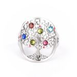 Bortwide Family Tree Birthstone Ring