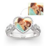 Bortwide "You Are Special" Sterling Silver Personalized Photo Ring