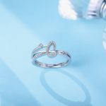 Bortwide "Just Be Yourself" Personalized Sterling Silver Ring