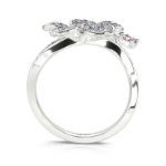 Bortwide "Capture Beauty" Cherry Blossom Floral Sterling Silver Ring