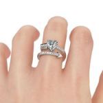 Bortwide "The Arrow of Cupid" Heart Cut Sterling Silver Ring