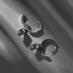 Bortwide "Phantom" Skull Sterling Silver Earrings